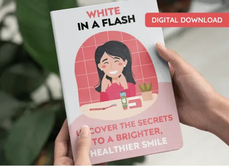 PrimeBiome bonus ebook White In a Flash teeth whitening