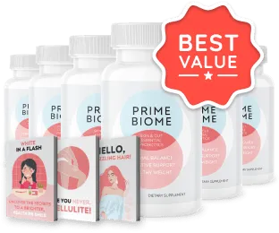 PrimeBiome natural probiotic gummy supplement ingredients