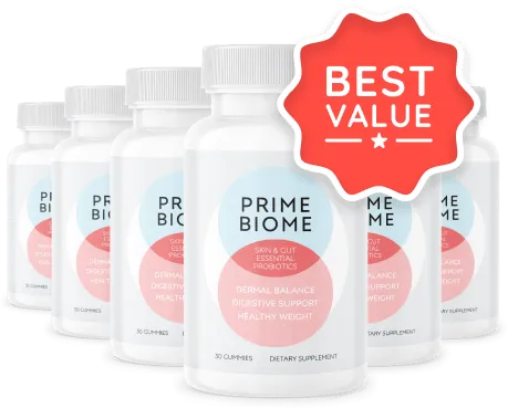 PrimeBiome 6 bottle best value pack